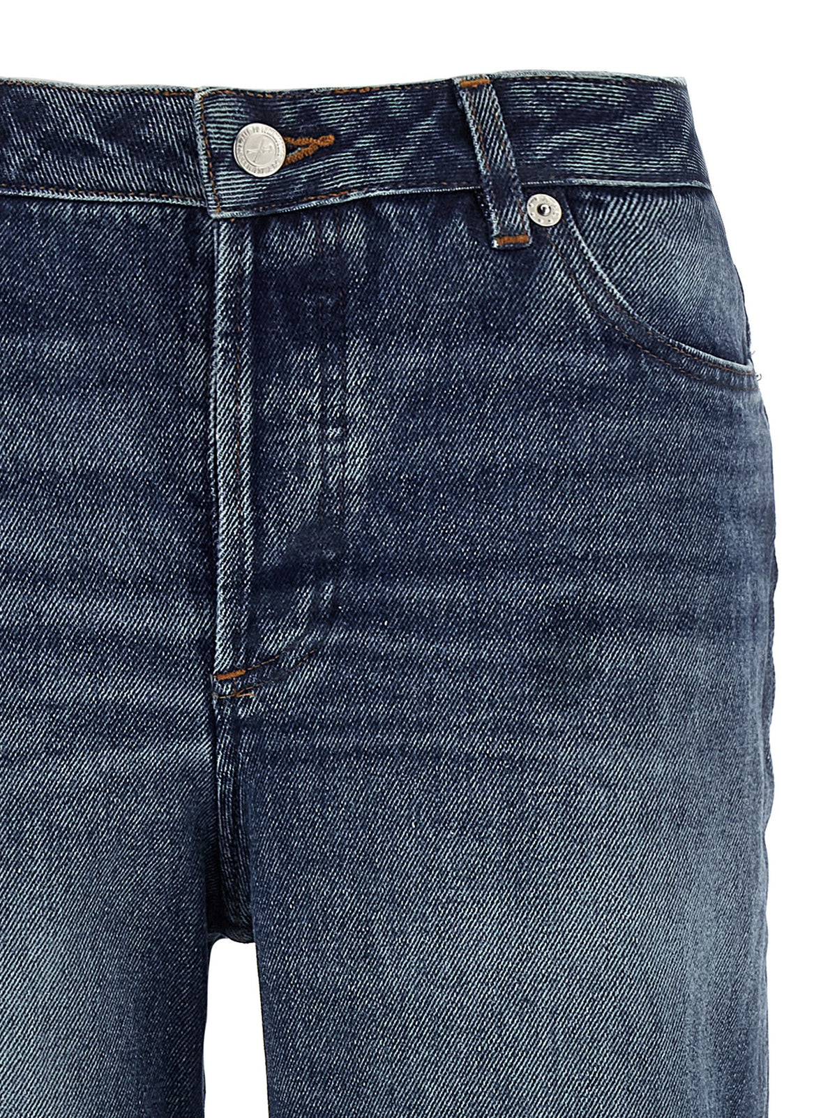 A.P.C. Blue Cotton Jeans Denim