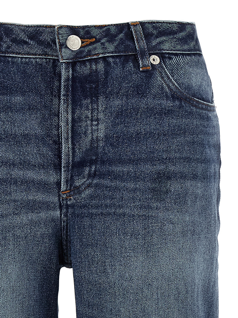 A.P.C. Elisabeth Blue Cotton Denim Jeans for Women