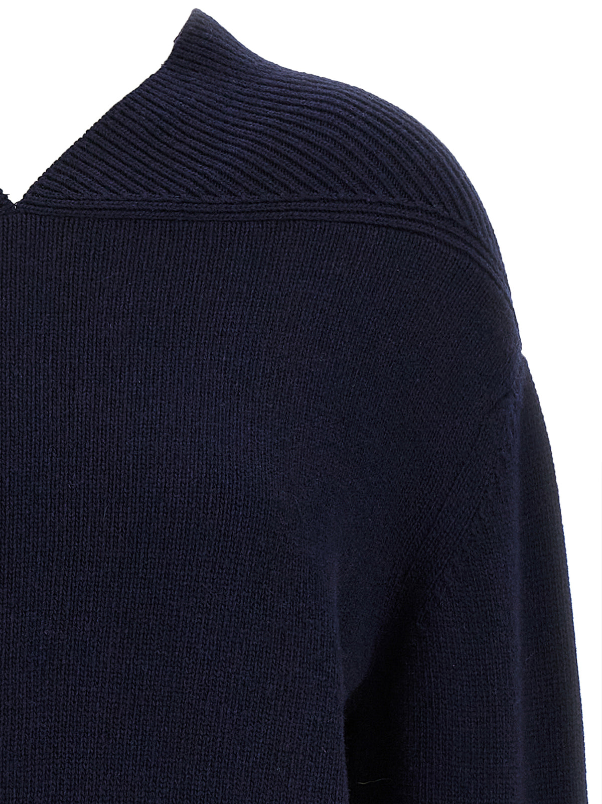 Victoria Beckham Blue Wool Cardigan