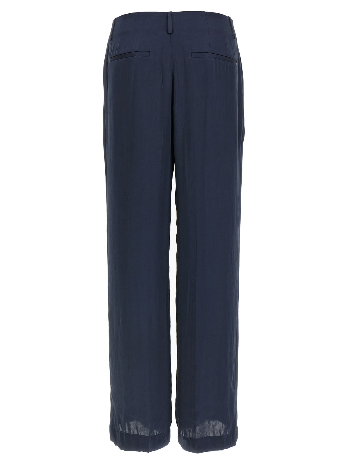 Theory Blue Polyester Casual Pants