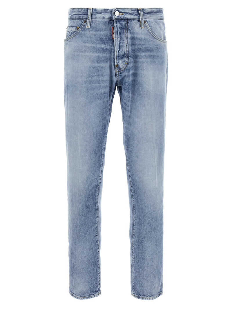 Dsquared² Blue Cotton Skinny Jeans for Men