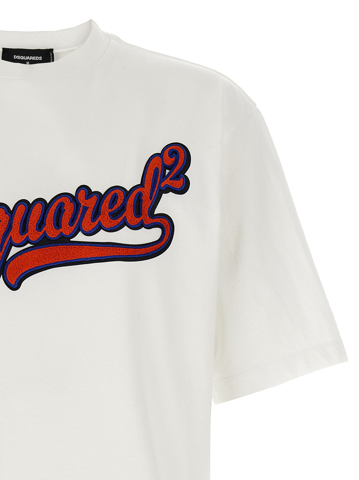 T-shirt en coton blanc Dsquared²