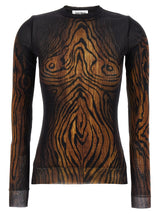 Chemise à motifs Jean Paul Gaultier multicolore en polyamide