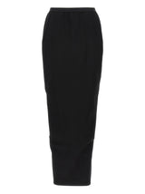 Mini-jupe en laine noire Rick Owens