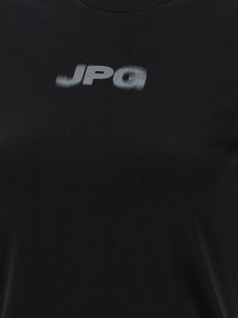 T-shirt noir en coton Jean Paul Gaultier