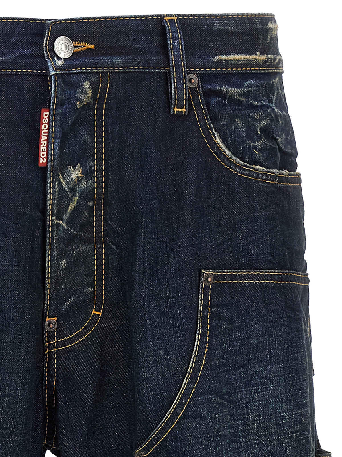 Dsquared² Blue Cotton Jeans Denim