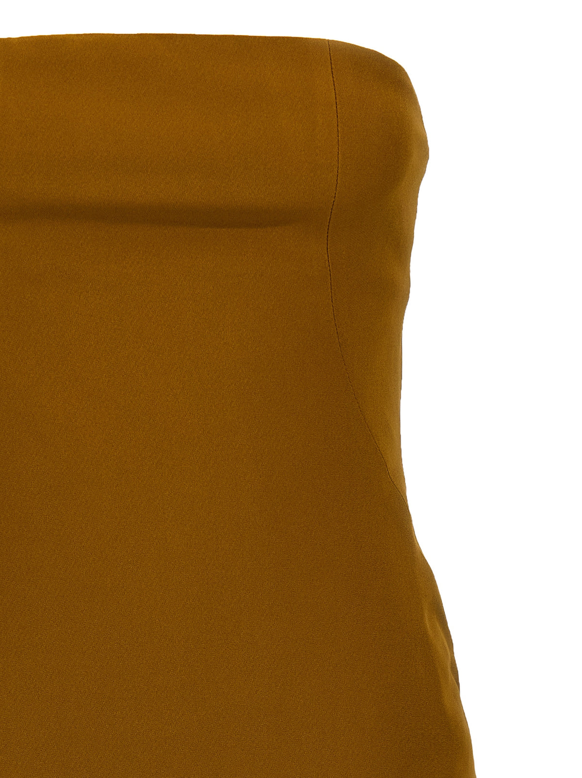 La robe courte The Attico bicolore en plumes de marabout