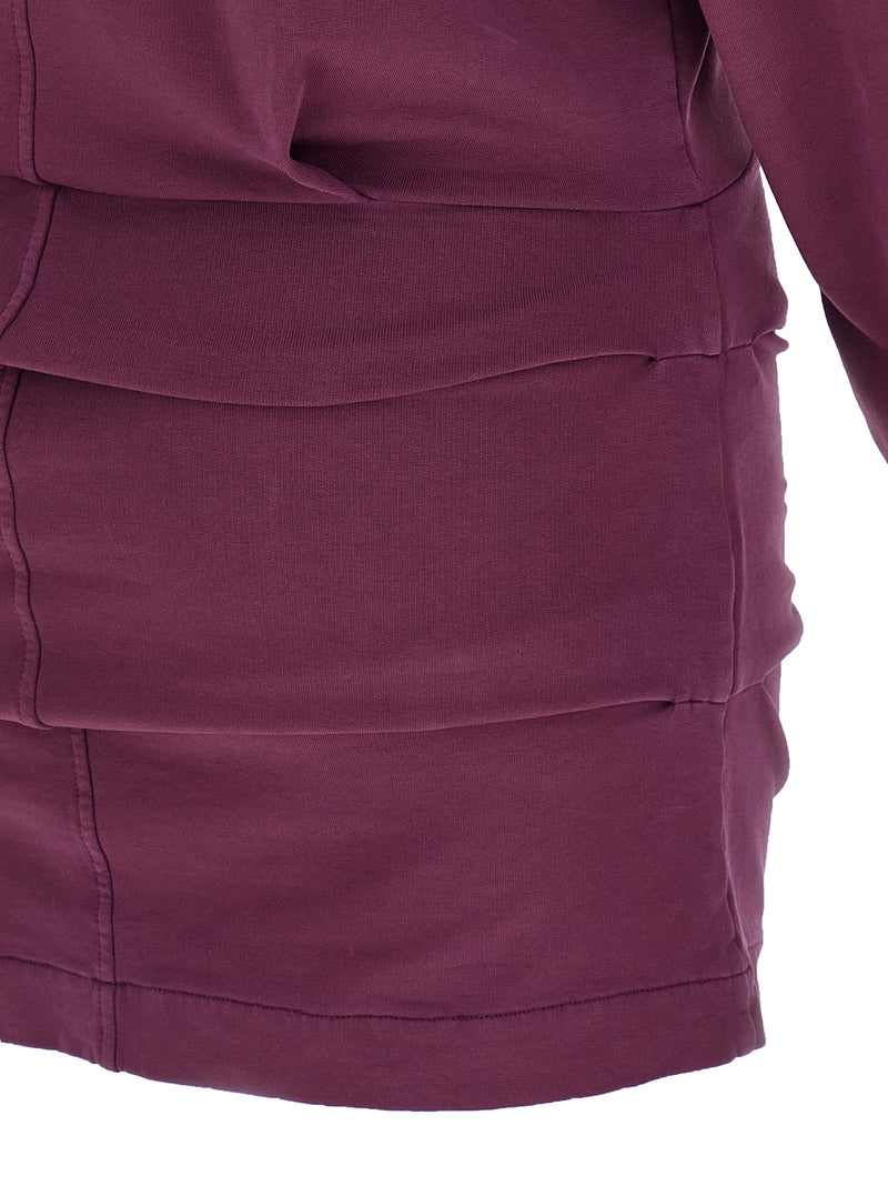 The Attico Bordeaux Cotton Short Dress