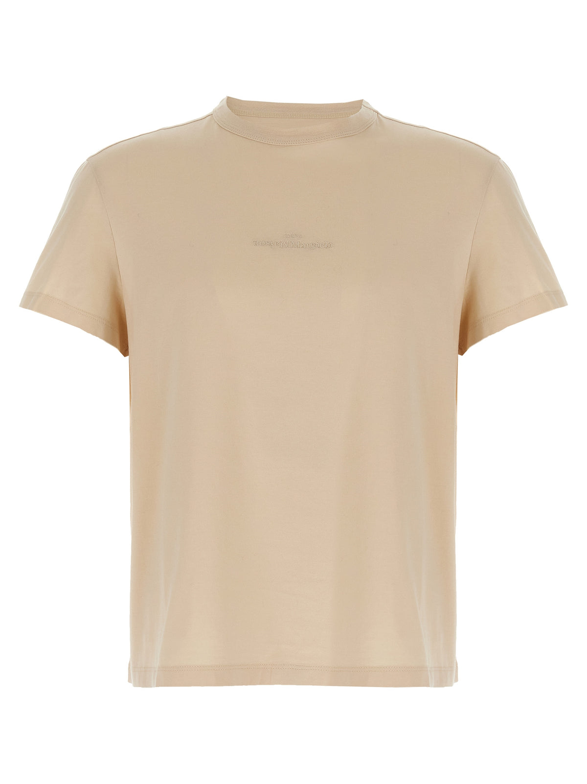 T-shirt en coton beige Maison Margiela