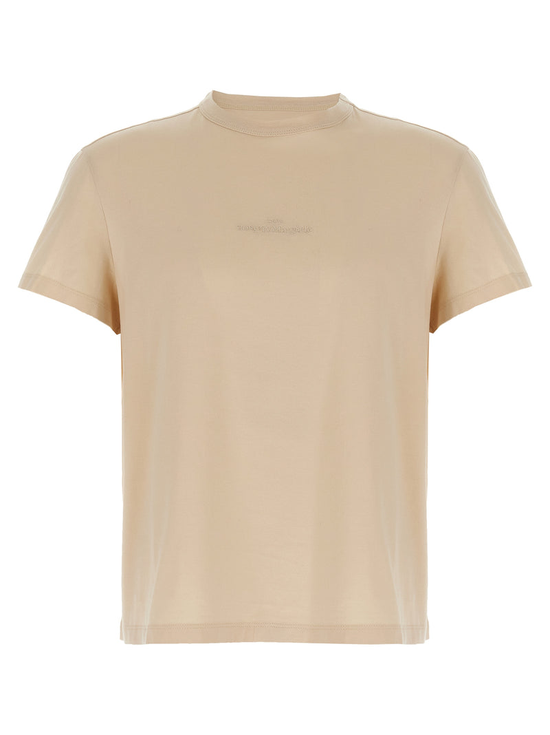 T-shirt en coton beige Maison Margiela