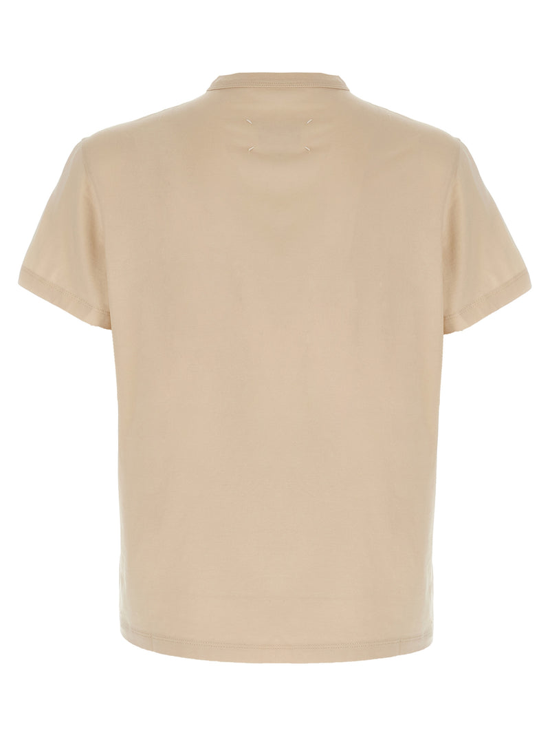 T-shirt en coton beige Maison Margiela