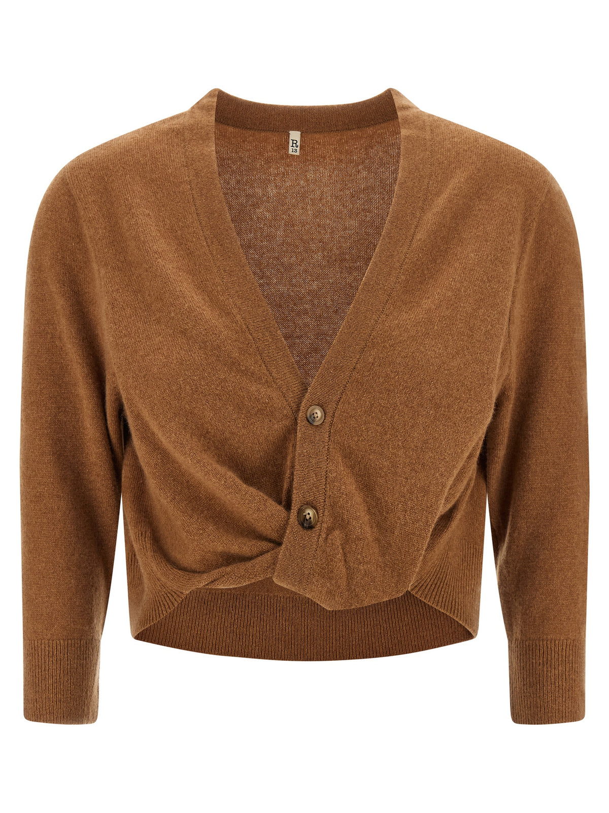 R13 Brown Cashmere Cardigan