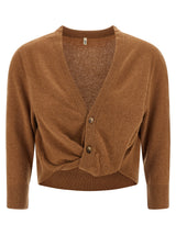 R13 Brown Cashmere Cardigan