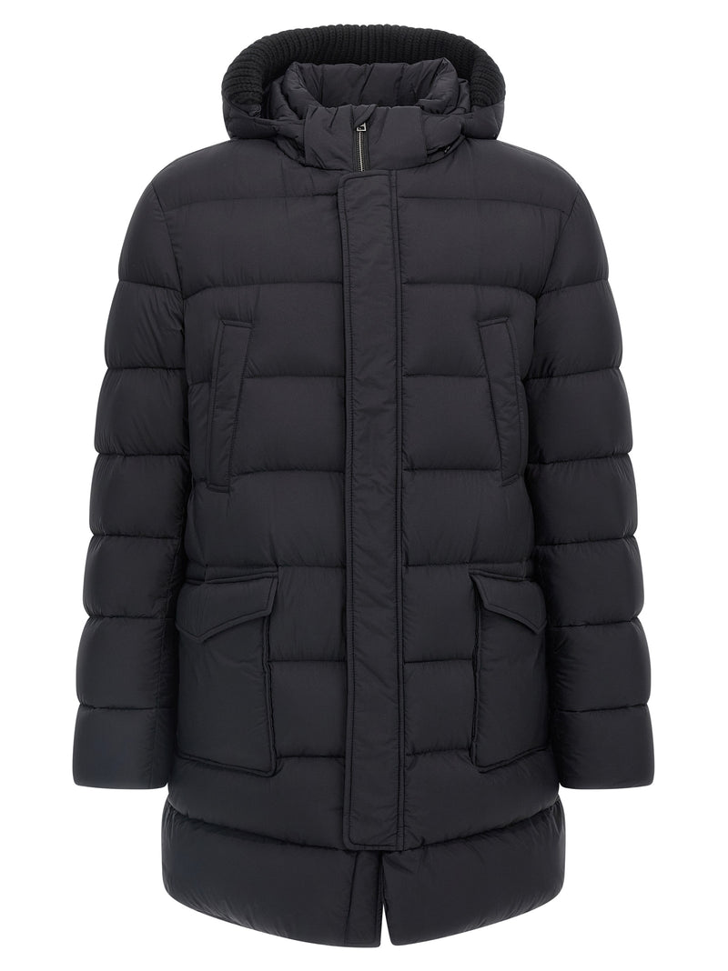 Herno ‘Il Parka’ Black Down Coat for Men