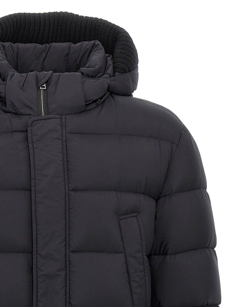 Herno ‘Il Parka’ Black Down Coat for Men