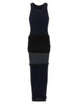 Balenciaga Black Cotton Long Dress