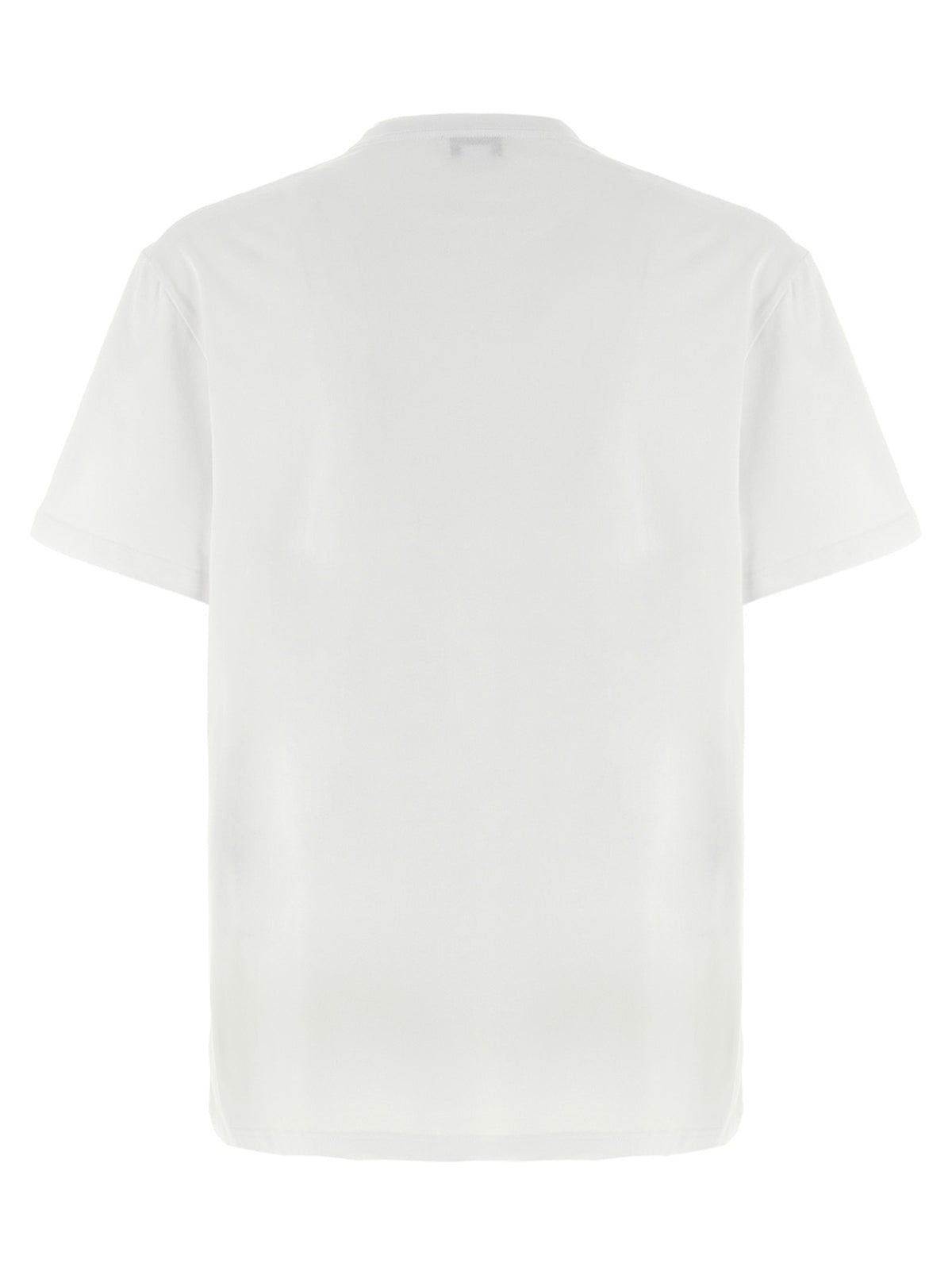 T-shirt bicolore en coton Alexander McQueen