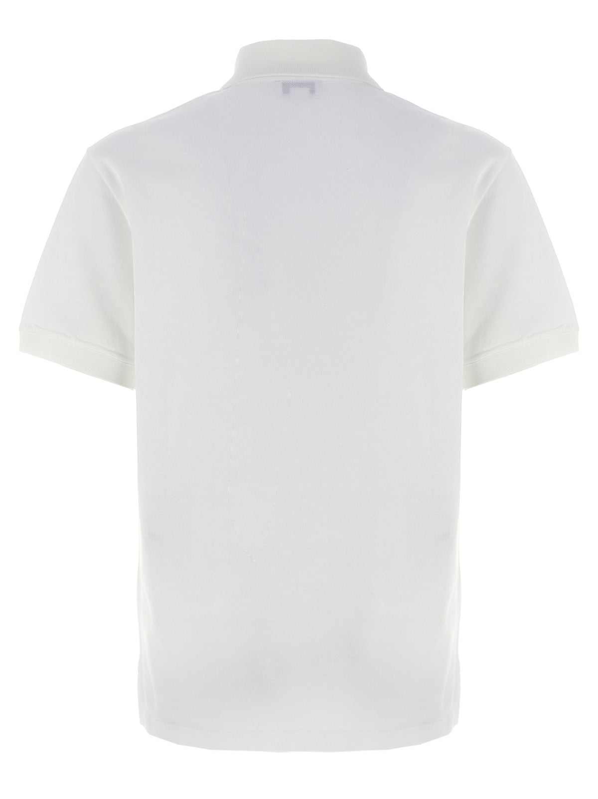 Polo bicolore en coton Alexander McQueen