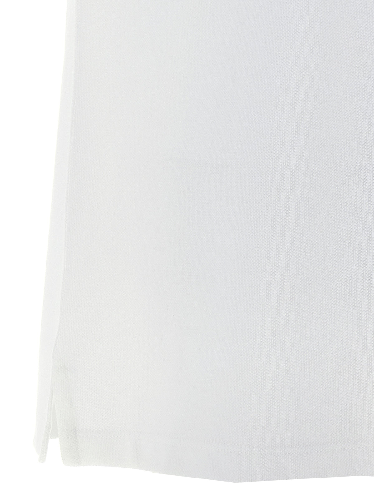 Polo bicolore en coton Alexander McQueen