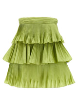 Valentino Garavani Bicolor Silk Long Skirt