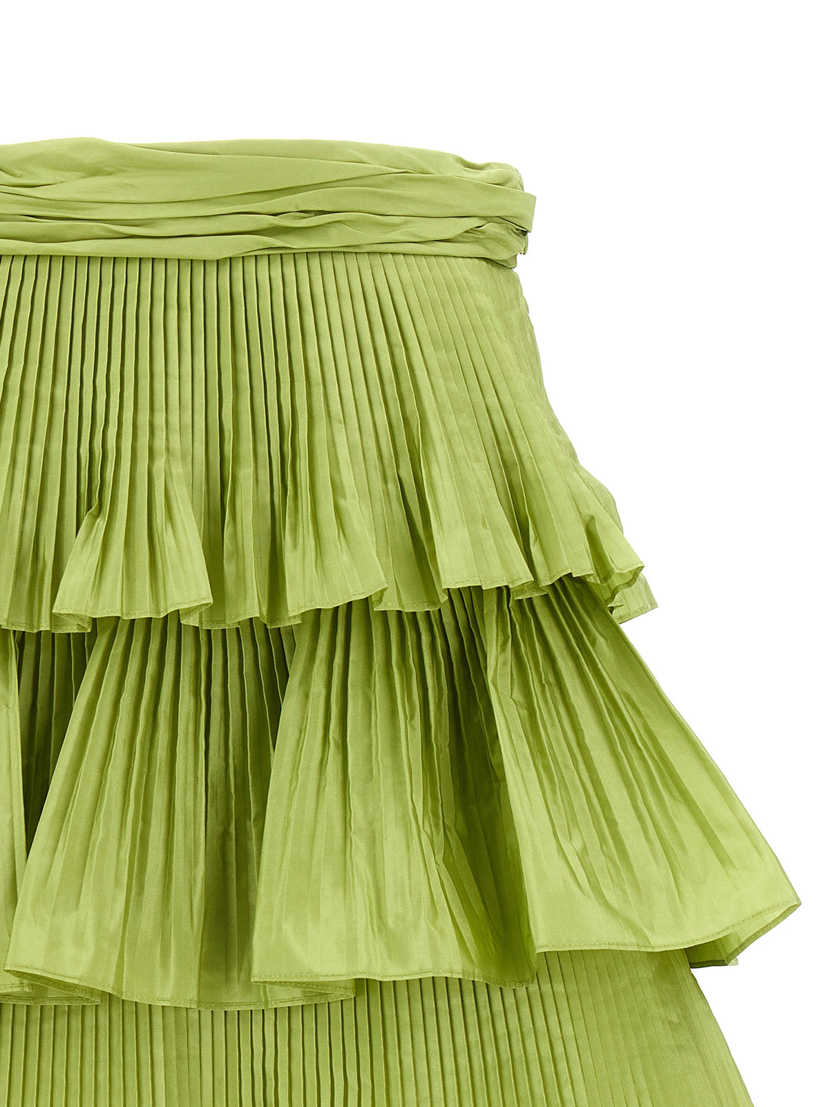 Valentino Garavani Bicolor Silk Long Skirt