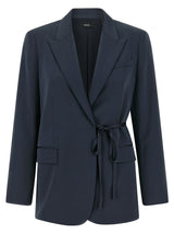 Blazer en polyester Theory bleu