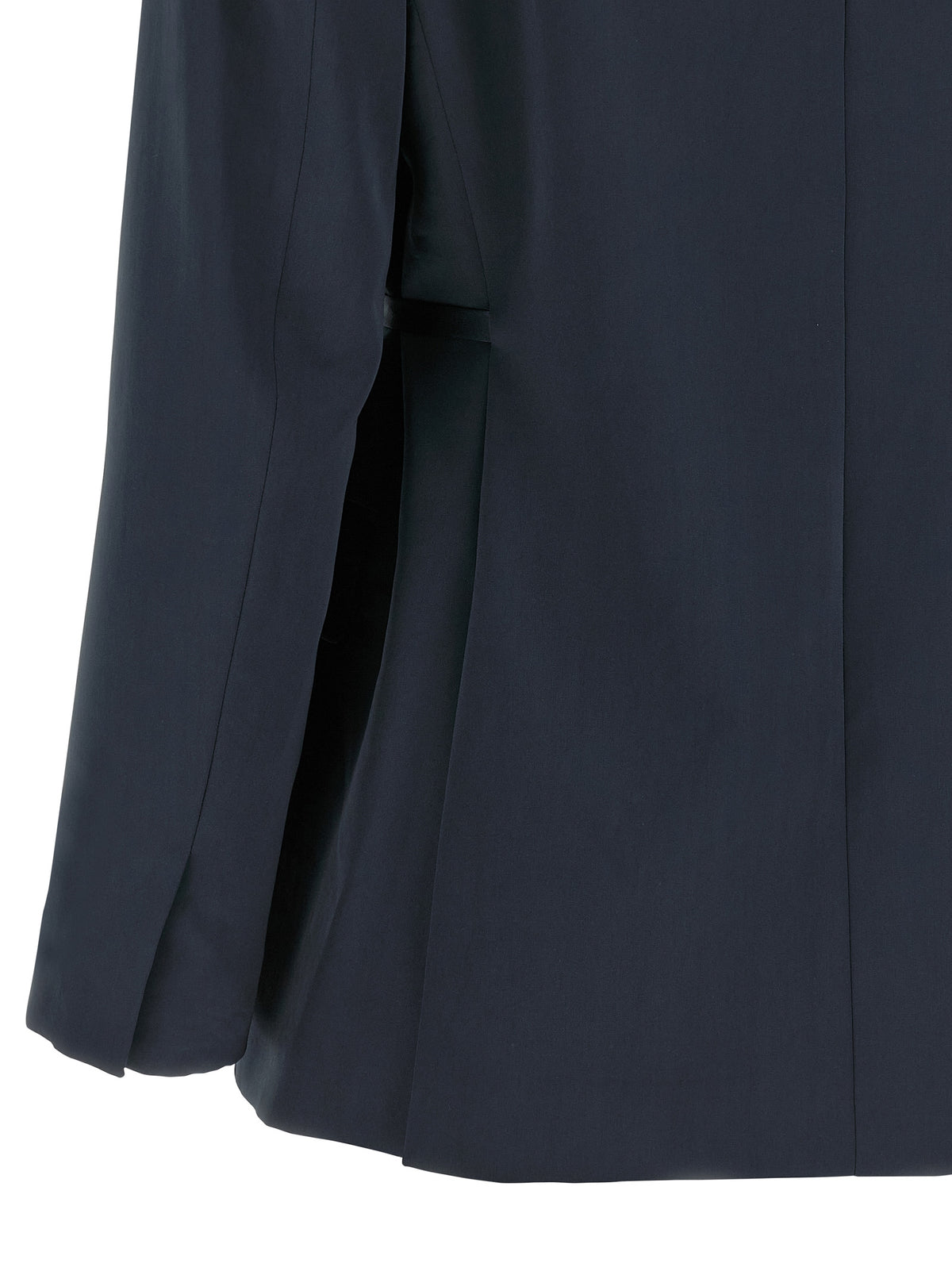 Blazer en polyester Theory bleu