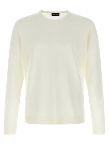 Roberto Collina Beige Merino Wool Cardigan