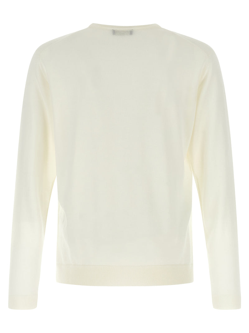 Roberto Collina Beige Merino Wool Cardigan