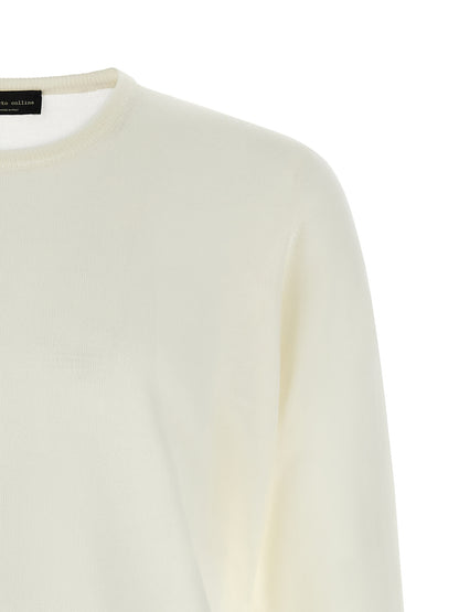 Roberto Collina Beige Merino Wool Cardigan