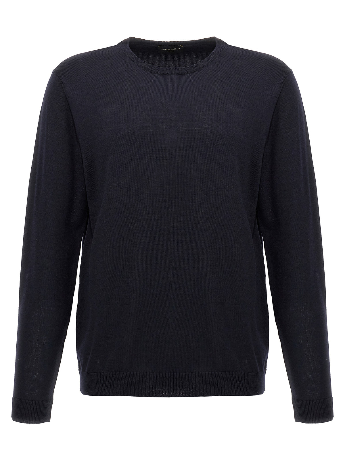 Roberto Collina Blue Merino Wool Cardigan