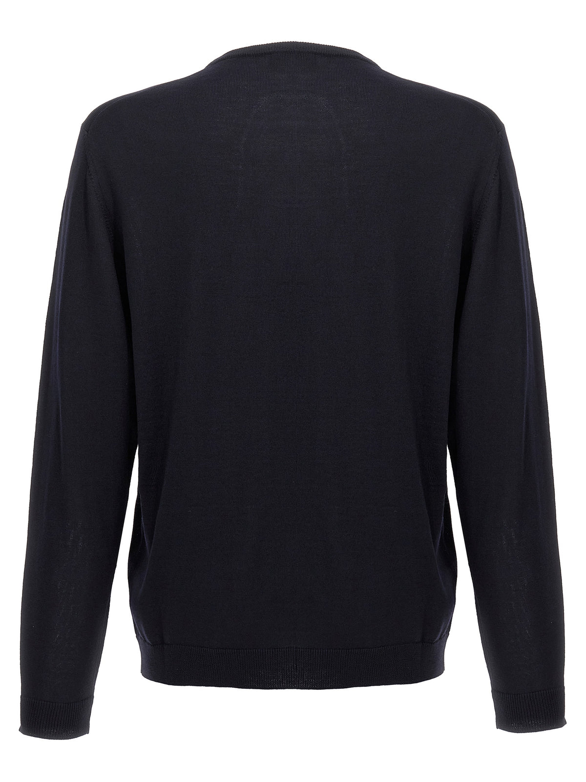 Roberto Collina Blue Merino Wool Cardigan