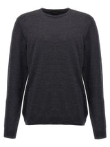 Roberto Collina Gray Merino Wool Cardigan