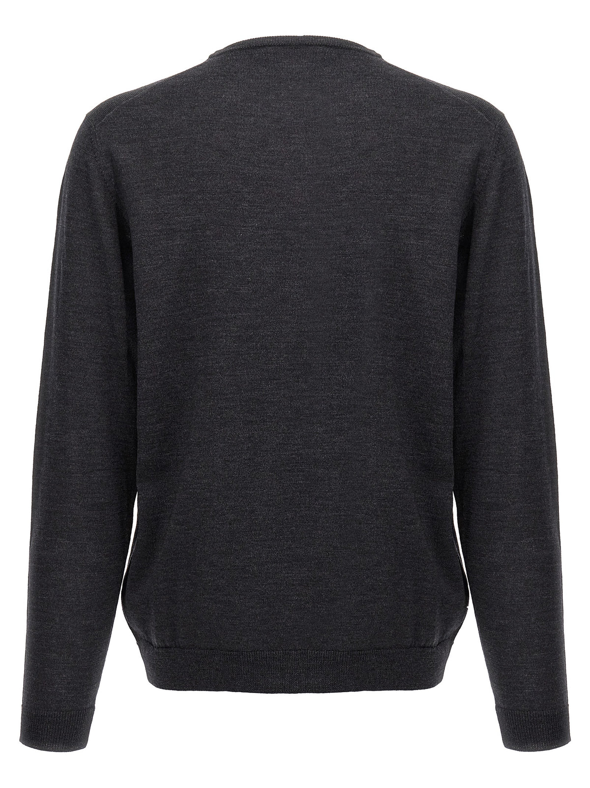 Roberto Collina Gray Merino Wool Cardigan