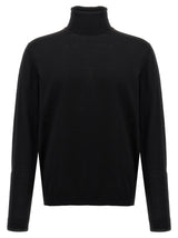 Roberto Collina Black Merino Wool Cardigan