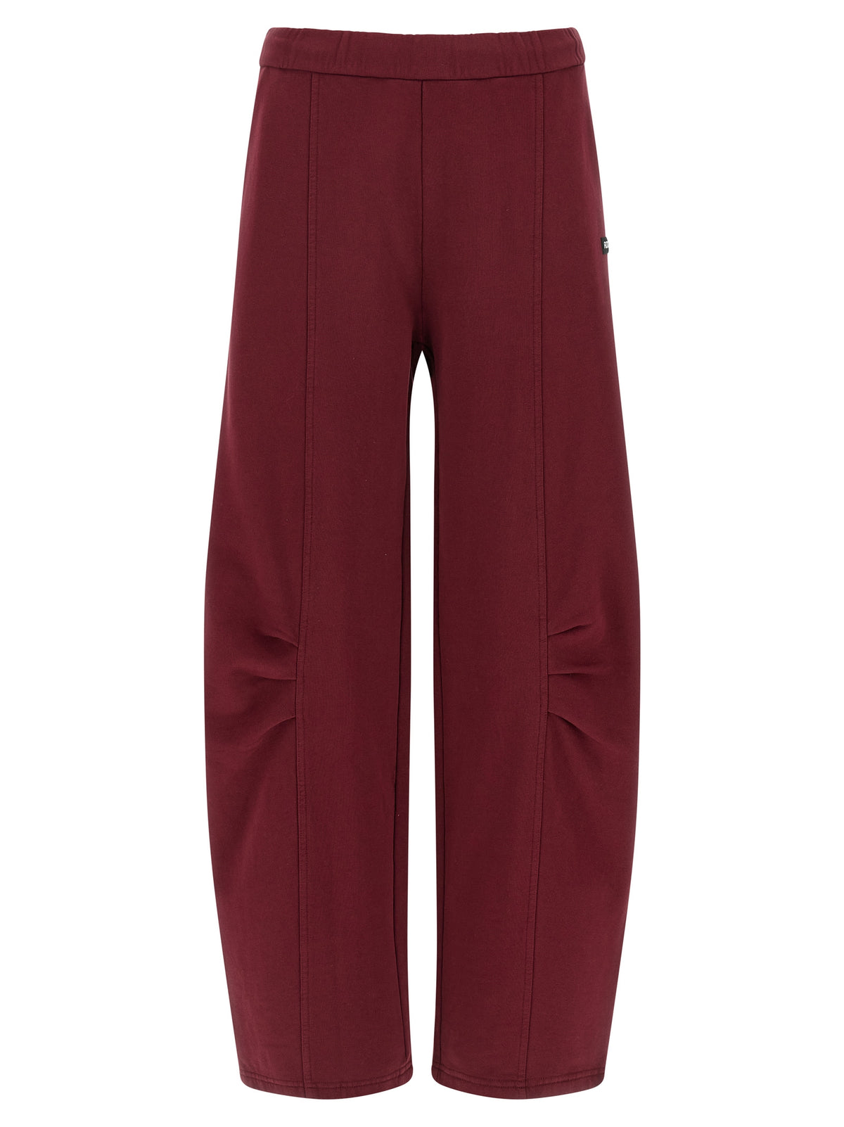 ROTATE BIRGER CHRISTENSEN Bordeaux Cotton Joggers (Workout Pants)
