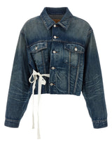 MM6 Maison Margiela Blue Cotton Denim Jacket
