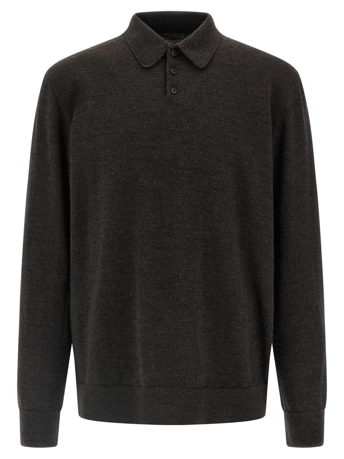 Polo en laine marron Maison Margiela