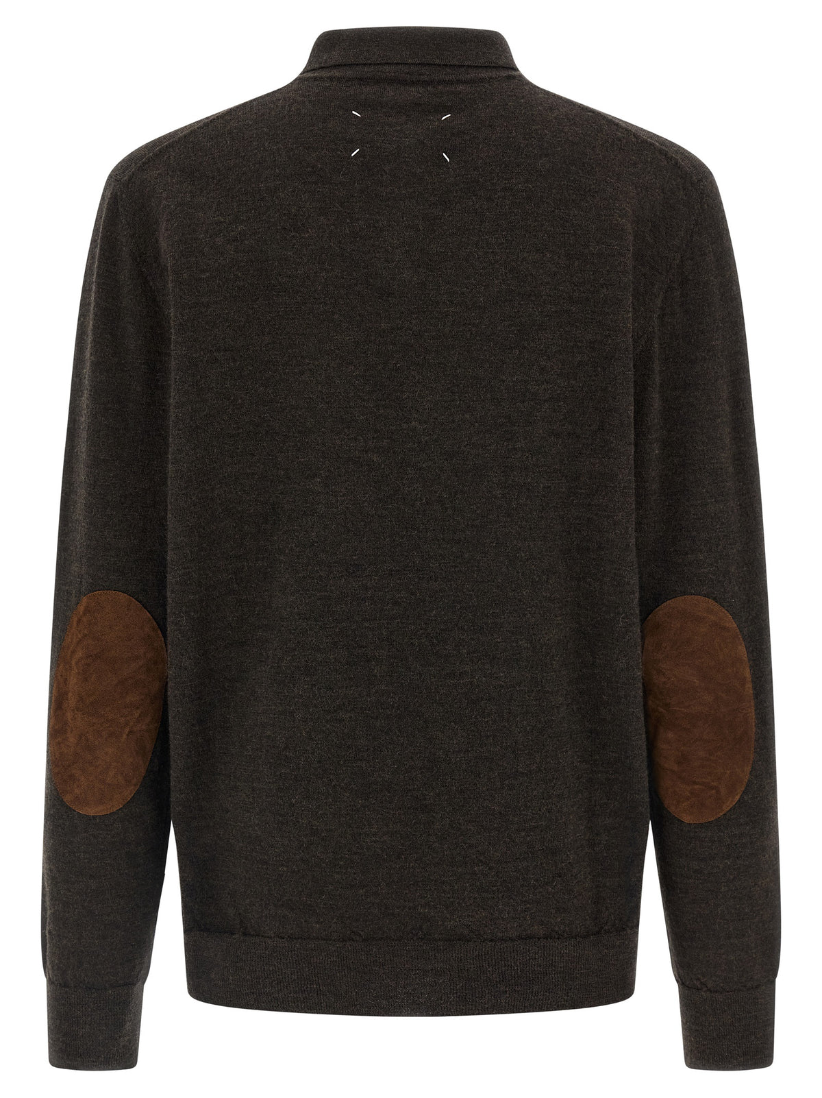 Polo en laine marron Maison Margiela