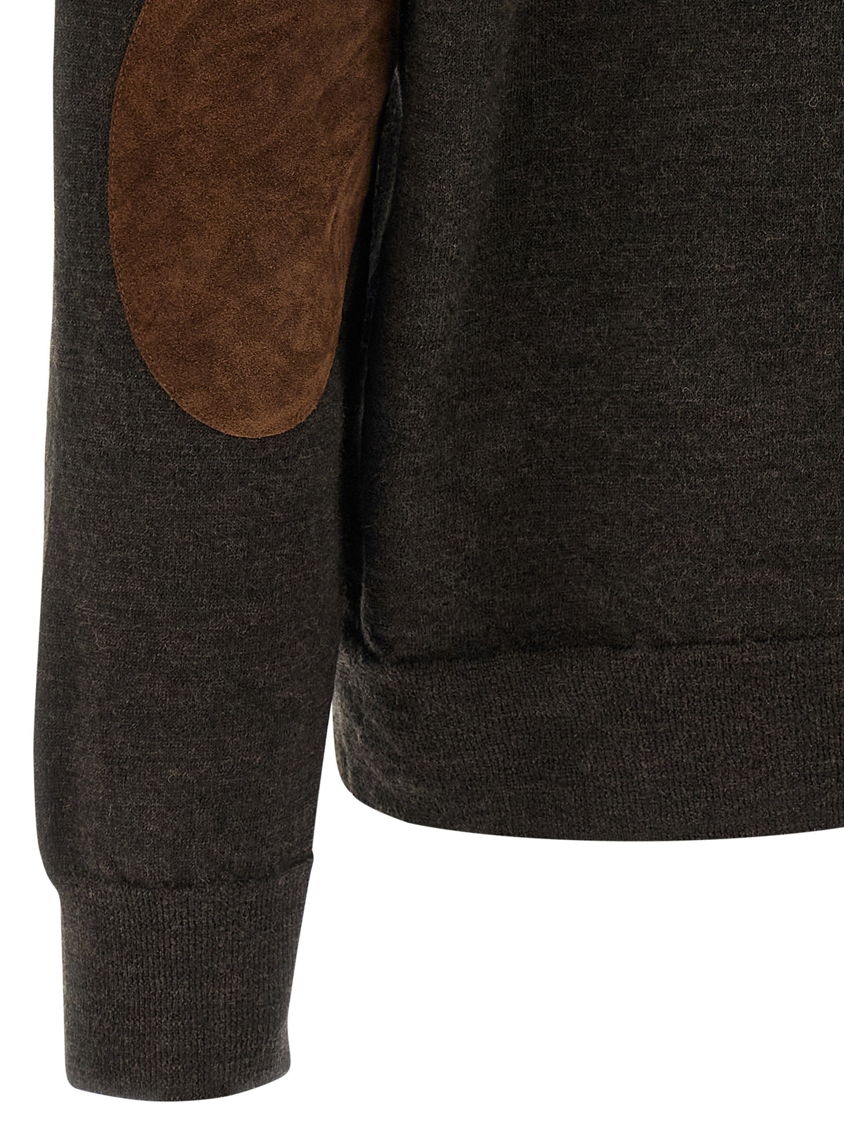 Polo en laine marron Maison Margiela