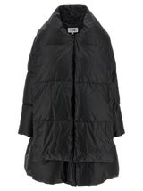 MM6 Maison Margiela Black Viscose Coat