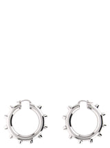 Jil Sander Silver Brass Earrings