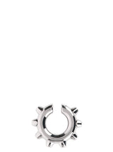 Jil Sander Silver Brass Earrings