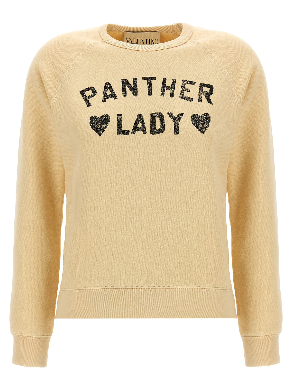 Valentino Garavani Beige Cotton Sweatshirt - Panther Lady