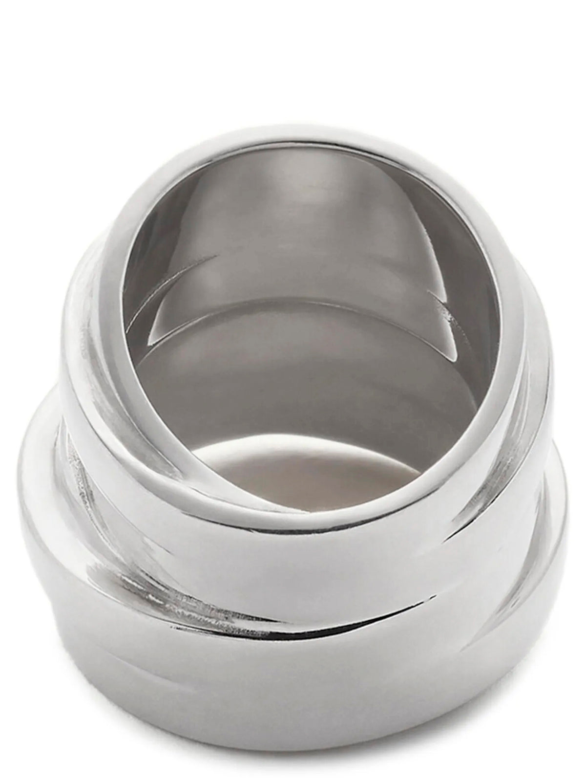 MM6 Maison Margiela Silver Brass Ring - Avant-Garde Accessory