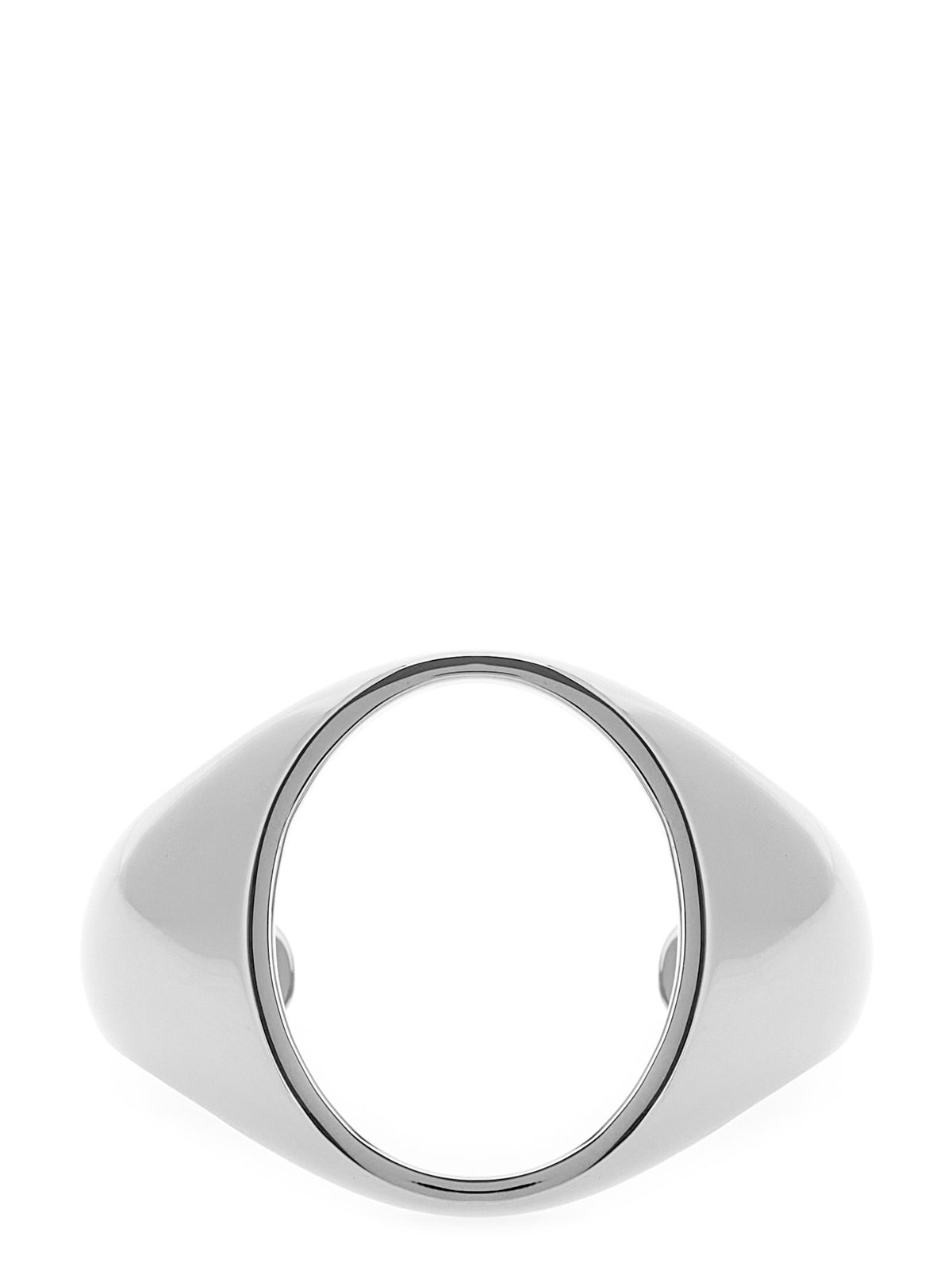 MM6 Maison Margiela Silver Brass Bracelet - Avant-Garde Elegance
