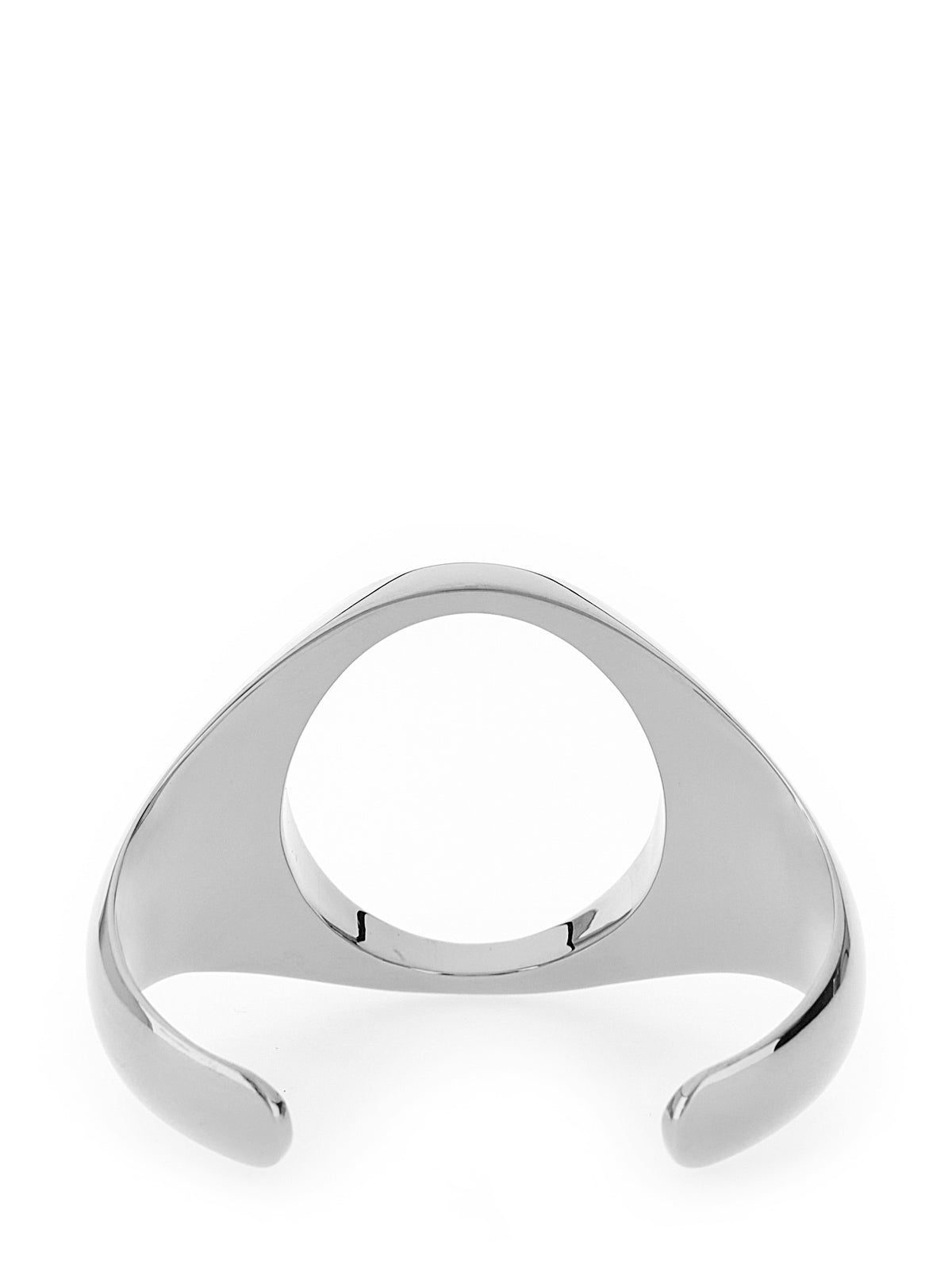 MM6 Maison Margiela Silver Brass Bracelet - Avant-Garde Elegance