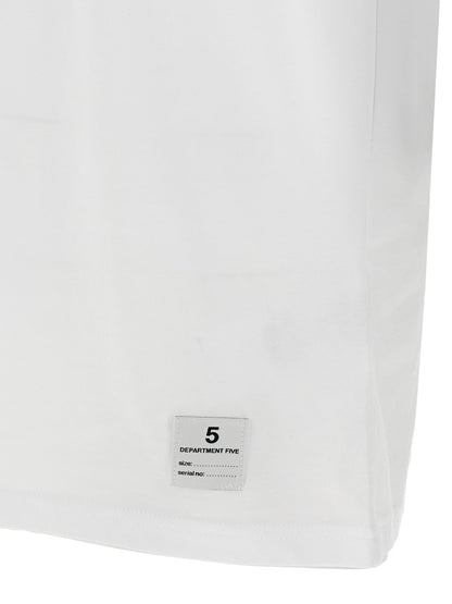 Department 5 White Cotton T-Shirt