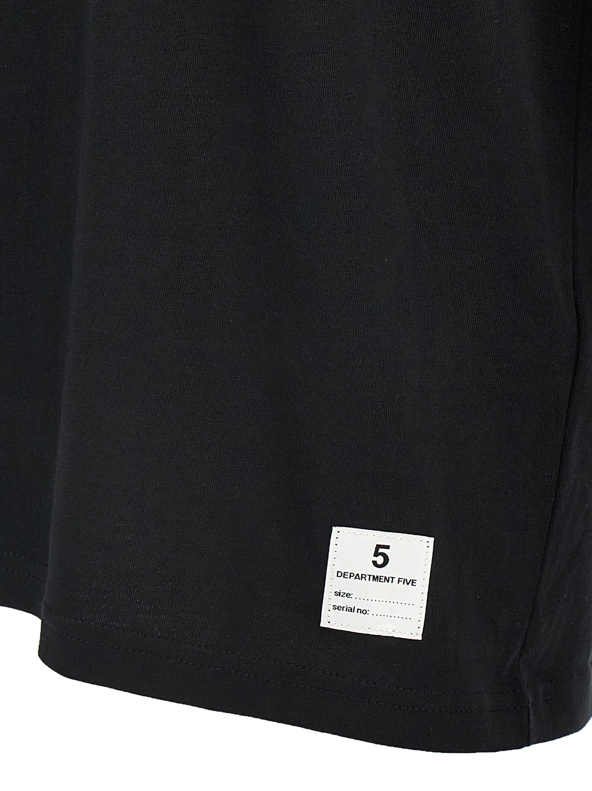 Department 5 Black Cotton T-Shirt