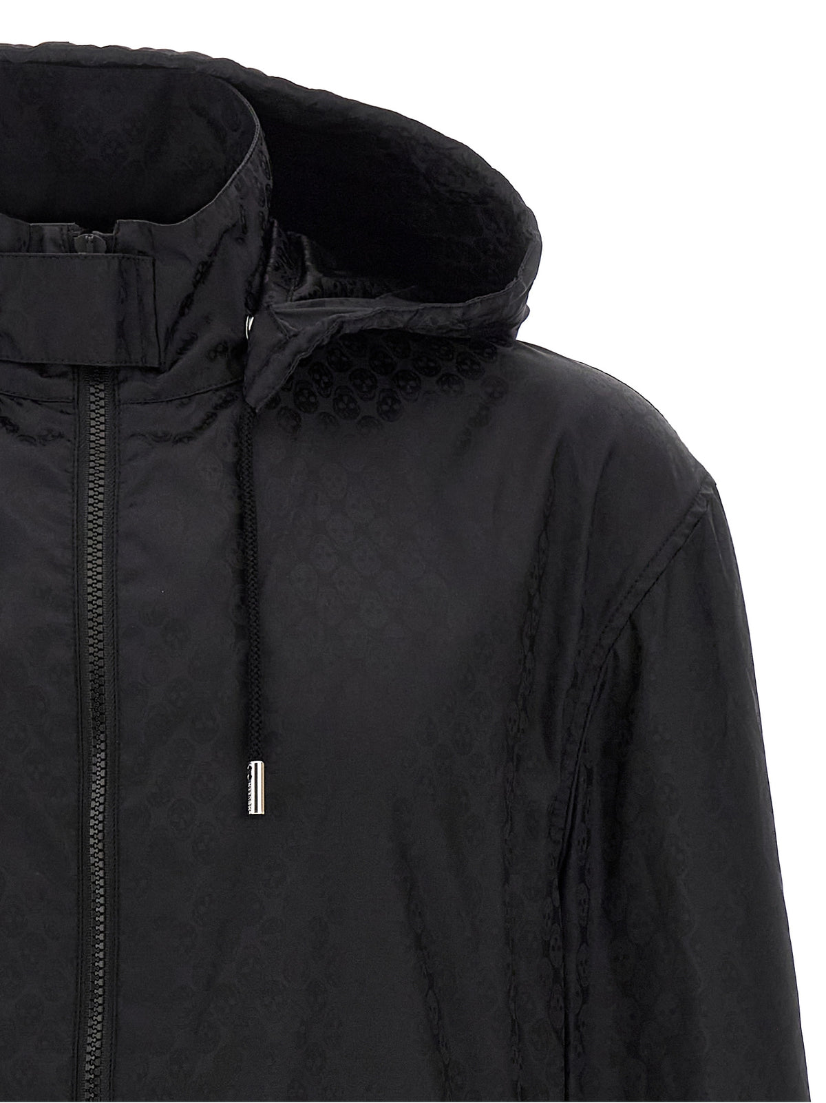 Alexander McQueen Black Polyamide Shell Jacket